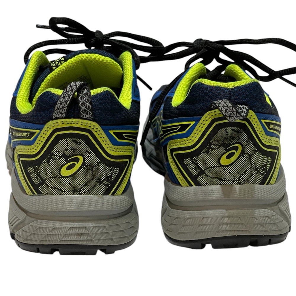 ASICS KIDS GEL-VENTURE  BLUE & YELLOW RUNNING SHOES SZ 6.5 - Picture 9 of 10